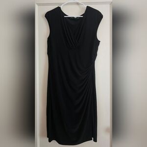 Ralph Lauren Elegant Black Midi Dress